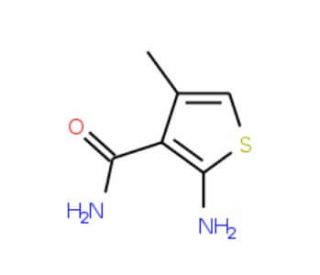 2-Amino-4-methylthiophene-3-carboxamide (CAS 4651-97-2) - chemical structure image