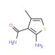 2-Amino-4-methylthiophene-3-carboxamide (CAS 4651-97-2) - chemical structure image
