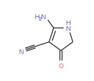 2-amino-4-oxo-4,5-dihydro-1H-pyrrole-3-carbonitrile - chemical structure image