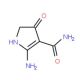 2-amino-4-oxo-4,5-dihydro-1H-pyrrole-3-carboxamide - chemical structure image
