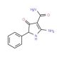 2-amino-4-oxo-5-phenyl-4,5-dihydro-1H-pyrrole-3-carboxamide - chemical structure image