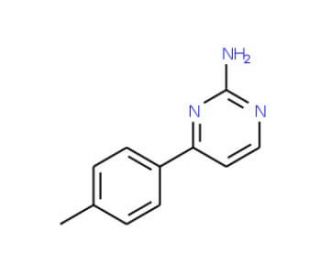 2-Amino-4-(p-tolyl)pyrimidine (CAS 263276-44-4) - chemical structure image