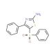 2-Amino-4-phenyl-5-phenylsulfonyl-1,3-thiazole - chemical structure image