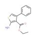 2-Amino-4-phenyl-thiophene-3-carboxylic acid ethyl ester (CAS 4815-36-5) - chemical structure image