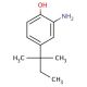 2-Amino-4-tert-amylphenol (CAS 91339-74-1) - chemical structure image
