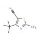 2-Amino-4-(tert-butyl)-1,3-thiazole-5-carbonitrile - chemical structure image