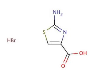 2-Amino-4-thiazolecarboxylic acid hydrobromide (CAS 112539-08-9) - chemical structure image