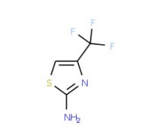 2-Amino-4-(trifluoromethyl)-1,3-thiazole (CAS 349-49-5) - chemical structure image
