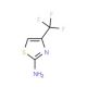 2-Amino-4-(trifluoromethyl)-1,3-thiazole (CAS 349-49-5) - chemical structure image