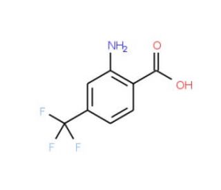 2-Amino-4-(trifluoromethyl)benzoic acid (CAS 402-13-1) - chemical structure image