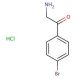 2-Amino-4′-bromoacetophenone hydrochloride (CAS 5467-72-1) - chemical structure image