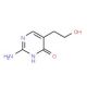 2-Amino-5-(2-hydroxyethyl)pyrimidin-4-ol - chemical structure image