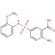 2-Amino-5-(2-methoxy-phenylsulfamoyl)-benzoic acid - chemical structure image