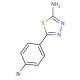 2-Amino-5-(4-bromophenyl)-1,3,4-thiadiazole 的分子结构, CAS编号: 13178-12-6 2-Amino-5-(4-bromophenyl)-1,3,4-thiadiazole (CAS 13178-12-6) - chemical structure image