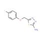2-Amino-5-(4-fluorophenoxy)methyl-1,3,4-thiadiazole - chemical structure image