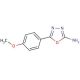 2-Amino-5-(4-methoxyphenyl)-1,3,4-oxadiazole (CAS 5711-61-5) - chemical structure image