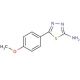 2-Amino-5-(4-methoxyphenyl)-1,3,4-thiadiazole (CAS 1014-25-1) - chemical structure image