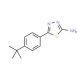 2-Amino-5-(4-tert-butylphenyl)-1,3,4-thiadiazole (CAS 100987-04-0) - chemical structure image
