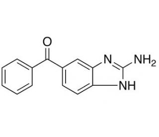 2-Amino-5(6)-benzoylbenzimidazole (CAS 52329-60-9) - chemical structure image
