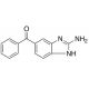 2-Amino-5(6)-benzoylbenzimidazole (CAS 52329-60-9) - chemical structure image