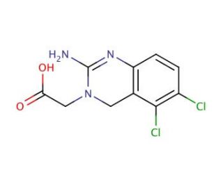 2-Amino-5,6-dichloro-3(4H)-quinazoline Acetic Acid (Anagrelide Impurity B) - chemical structure image