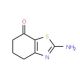 2-Amino-5,6-dihydro-4H-benzothiazol-7-one (CAS 17583-10-7) - chemical structure image