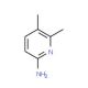 2-Amino-5,6-dimethylpyridine (CAS 57963-08-3) - chemical structure image