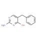 2-Amino-5-benzyl-4-hydroxypyrimidine (CAS 873409-32-6) - chemical structure image
