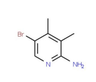 2-Amino-5-bromo-3,4-dimethylpyridine (CAS 374537-97-0) - chemical structure image