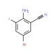 2-Amino-5-bromo-3-iodobenzonitrile - chemical structure image