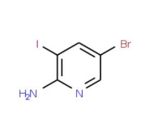 2-Amino-5-bromo-3-iodopyridine (CAS 381233-96-1) - chemical structure image