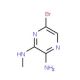 2-Amino-5-bromo-3-(methylamino)pyrazine (CAS 55635-63-7) - chemical structure image