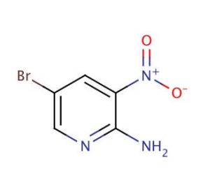 2-Amino-5-bromo-3-nitropyridine (CAS 6945-68-2) - chemical structure image