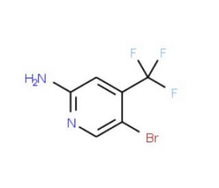 2-Amino-5-bromo-4-(trifluoromethyl)pyridine (CAS 944401-56-3) - chemical structure image