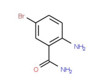 2-Amino-5-bromobenzamide (CAS 16313-66-9) - chemical structure image