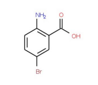 2-Amino-5-bromobenzoic acid (CAS 5794-88-7) - chemical structure image