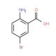2-Amino-5-bromobenzoic acid (CAS 5794-88-7) - chemical structure image