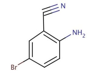 2-Amino-5-bromobenzonitrile (CAS 39263-32-6) - chemical structure image