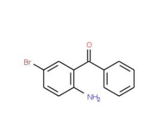 2-Amino-5-bromobenzophenone (CAS 39859-36-4) - chemical structure image