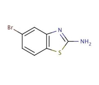 2-Amino-5-bromobenzothiazole (CAS 20358-03-6) - chemical structure image