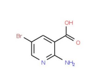2-Amino-5-bromonicotinic acid (CAS 52833-94-0) - chemical structure image