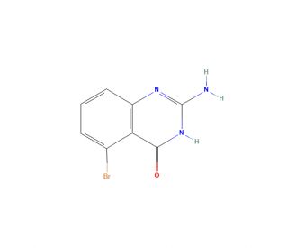 2-Amino-5-bromoquinazolin-4-ol (CAS 937668-63-8) - chemical structure image