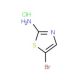 2-Amino-5-bromothiazole HCl (CAS 133692-18-9) - chemical structure image