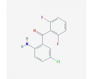 2-Amino-5-chloro-2&prime;,6&prime;-difluoro-benzophenone - chemical structure image