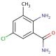 2-Amino-5-chloro-3-methylbenzamide (CAS 1006619-83-5) - chemical structure image
