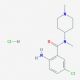 2-amino-5-chloro-N-methyl-N-(1-methylpiperidin-4-yl)benzamide hydrochloride (CAS 1193388-28-1) - chemical structure image