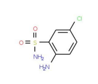 2-Amino-5-chlorobenzenesulfonamide (CAS 5790-69-2) - chemical structure image
