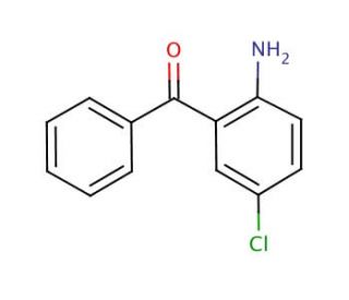 2-Amino-5-chlorobenzophenone (CAS 719-59-5) - chemical structure image