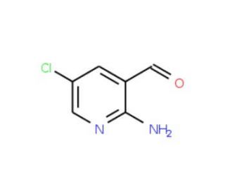 2-Amino-5-chloronicotinaldehyde (CAS 54856-61-0) - chemical structure image