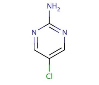2-Amino-5-chloropyrimidine (CAS 5428-89-7) - chemical structure image